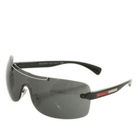 prada brille sale sps 02m|PRADA Rimless Sunglasses SPS 02M Black .